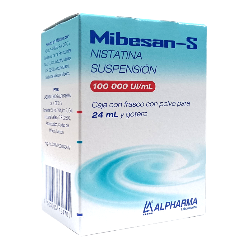 Nistatina susp. gotas 24 ml. mibesan