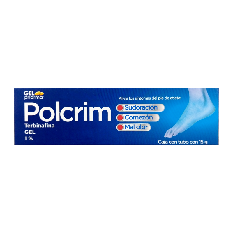 Polcrim gel 1% tubo c/15 g.