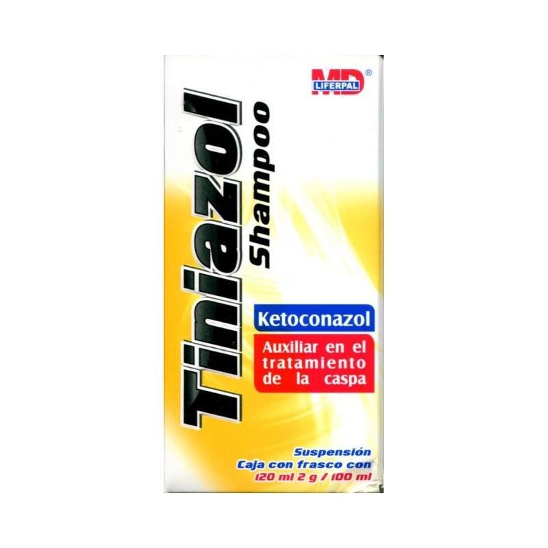 Tiniazol shampoo 2% 120 ml.