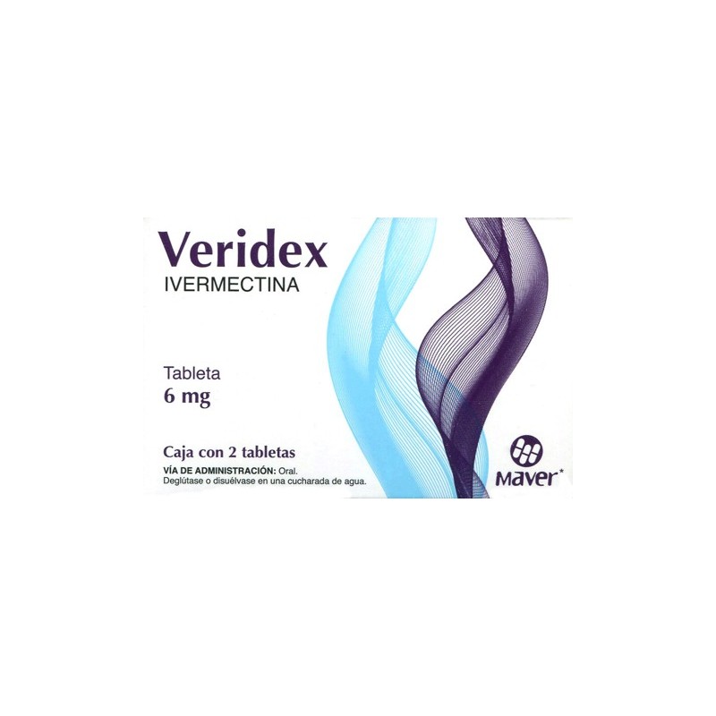 Veridex c/2 tabs. 6 mg.