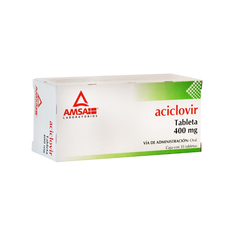 Aciclovir c/35 tabs. 400 mg.