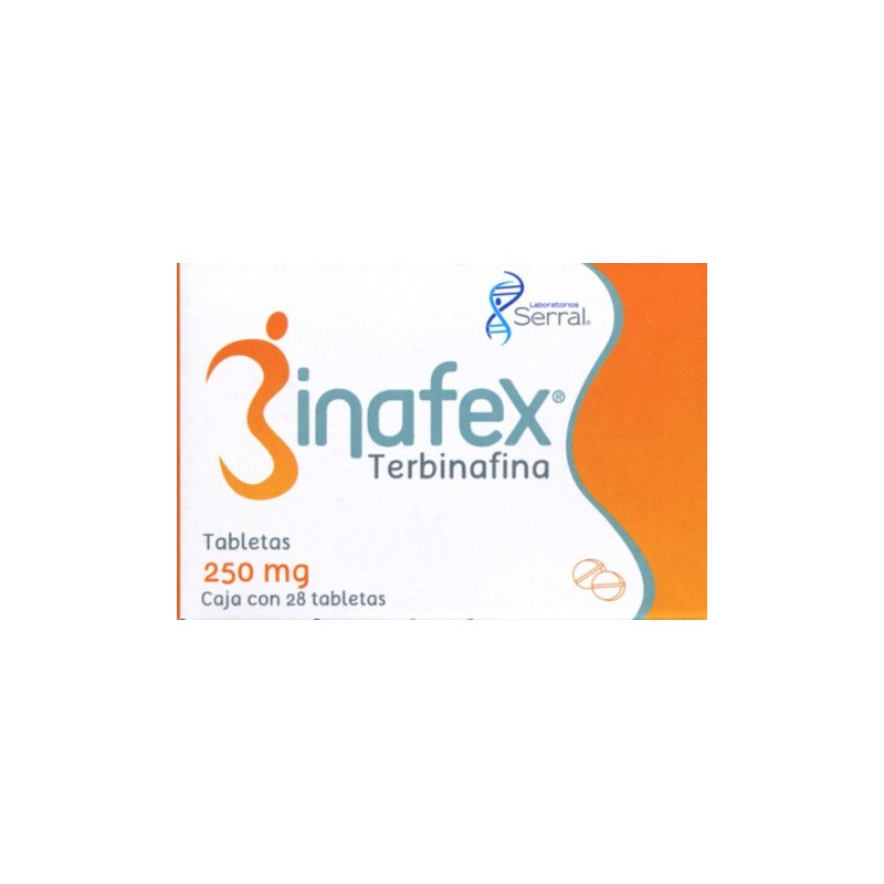 Binafex c/28 tabs. 250 mg.
