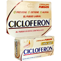 Cicloferon crema 5% color piel tubo c/2 g.