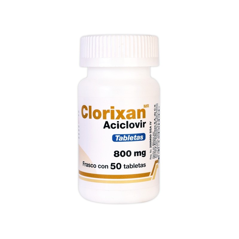 Clorixan c/50 tabs. 800 mg.
