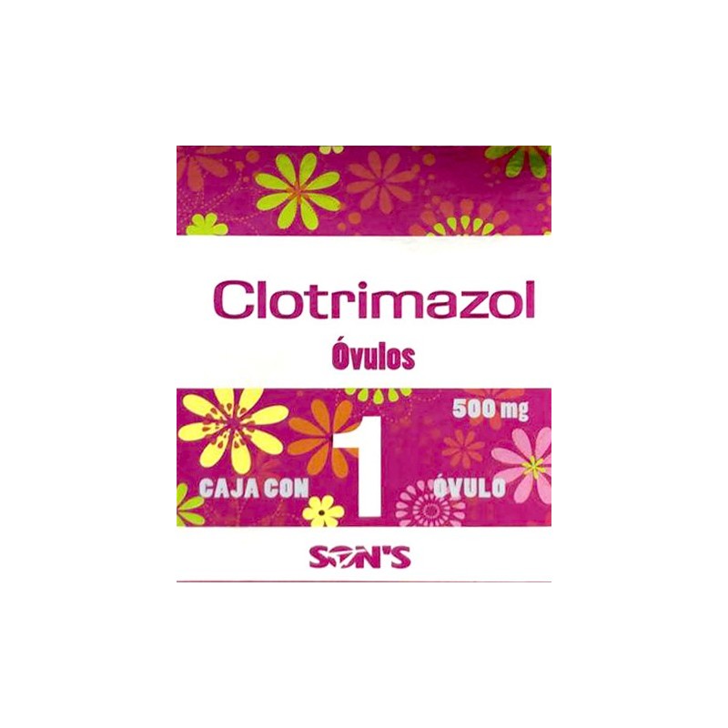 Clotrimazol c/1 ovulo 500 mg.