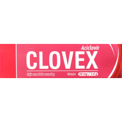Clovex  (aciclovir) crema 5 gr.