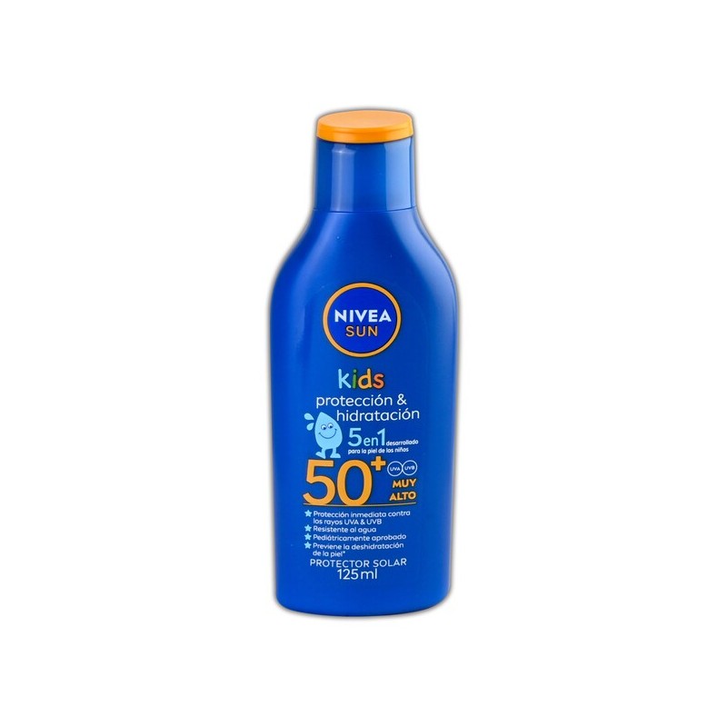 Nivea sun kids protector solar hidratante 50+ fco. 125 ml.