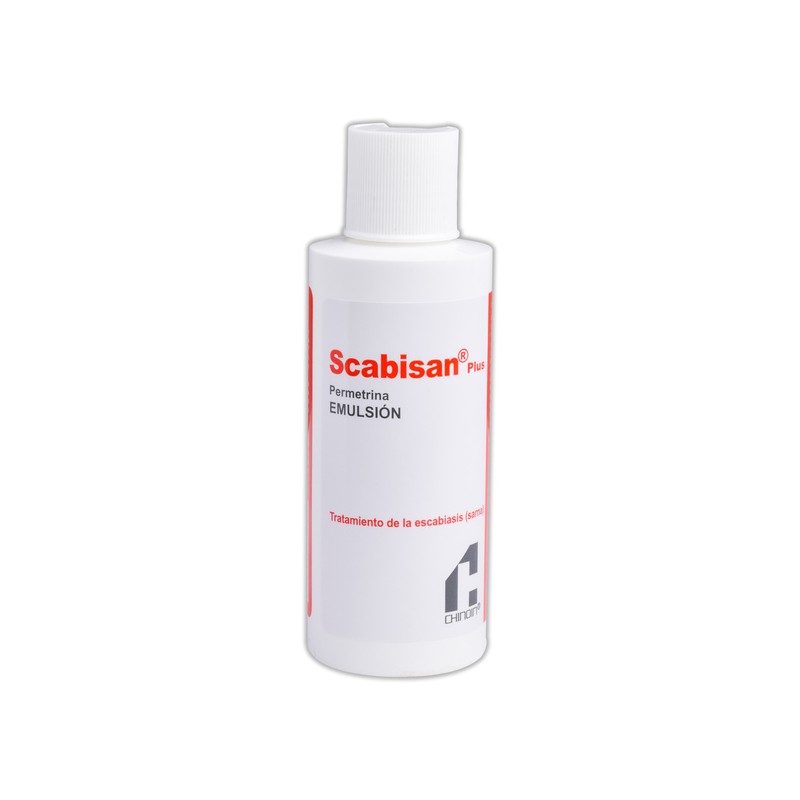 Scabisan plus emulsion topica fco. c/120 ml.