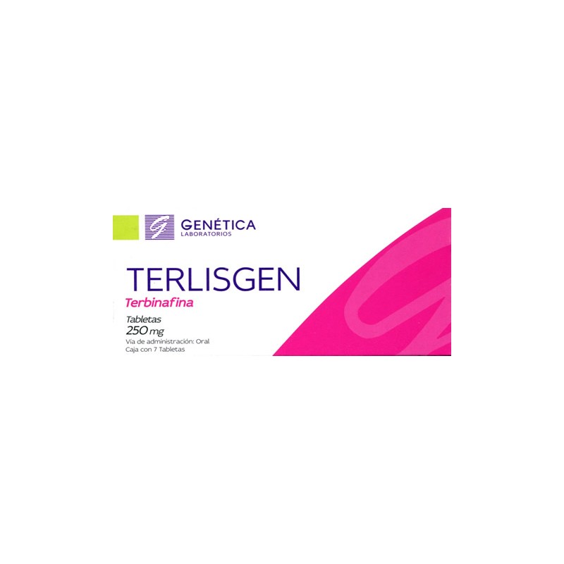 Terlisgen c/7 tabs. 250 mg.