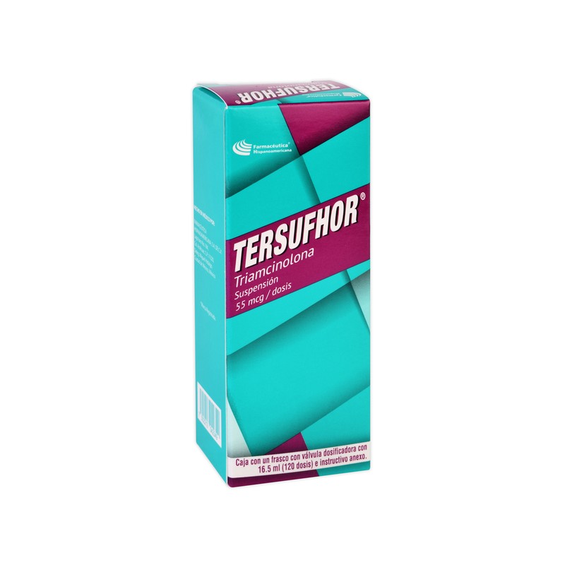 Tersufhor susp. caja c/fco. c/16.5 ml. y valvula (triamcinol
