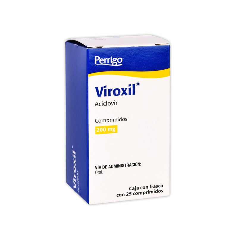 Viroxil comprimidos 200 mg c/25