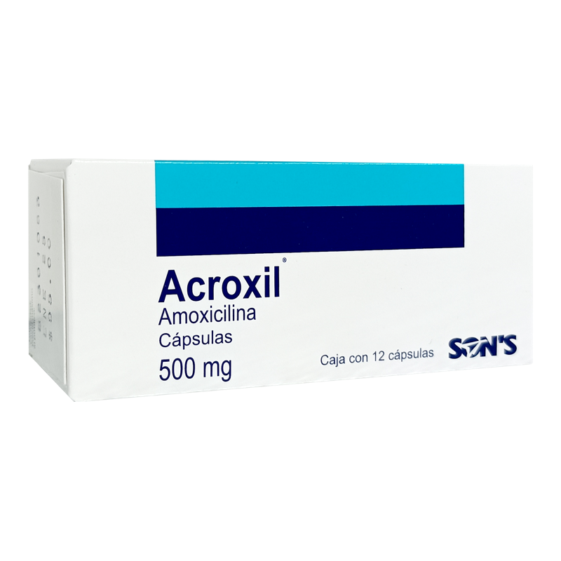 Acroxil c/12 caps. 500 mg.
