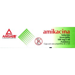 Amikacina c/1 amp. 100 mg.