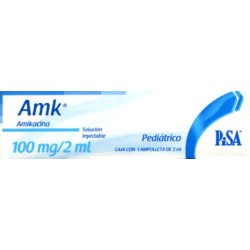 Amk amp. 100 mg. infantil