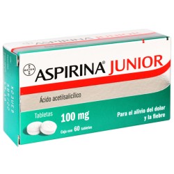 Aspirina junior c/60 tabs. 100 mg.