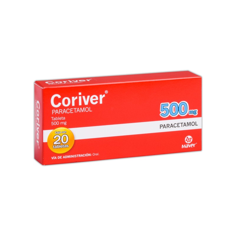 Coriver c/20 tabs. 500 mg.