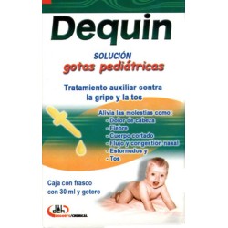 Dequin gotas pediatricas 30 ml.