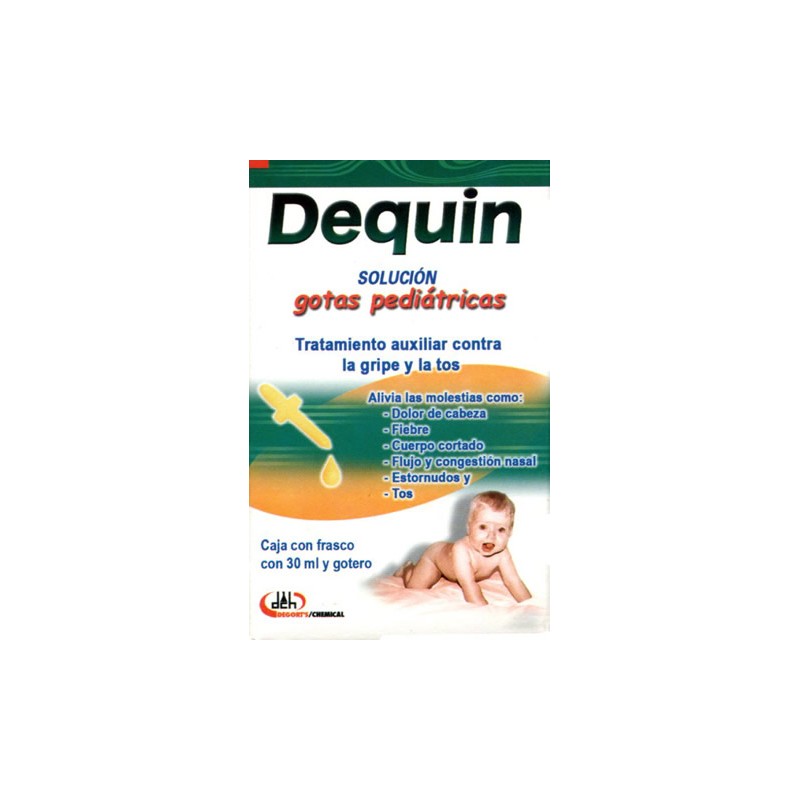 Dequin gotas pediatricas 30 ml.