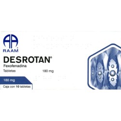 Desrotan c/10 tabs. 180 mg.