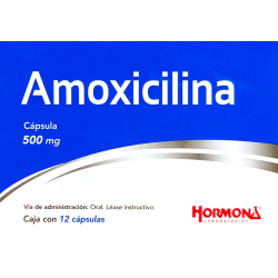 Amoxicilina cap c/12 500 mg