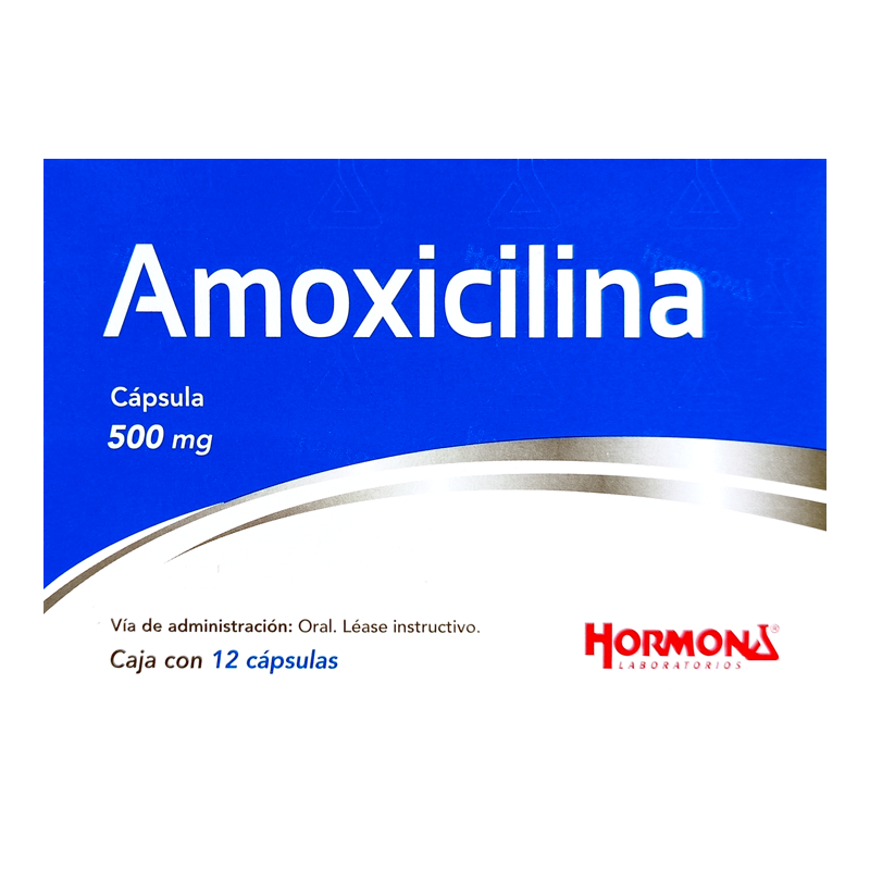 Amoxicilina cap c/12 500 mg