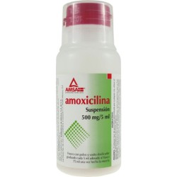 Amoxicilina susp. 500 mg.