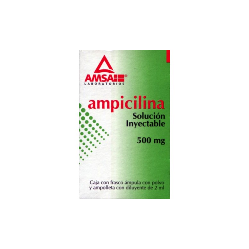 Ampicilina sol. iny. 500 mg.