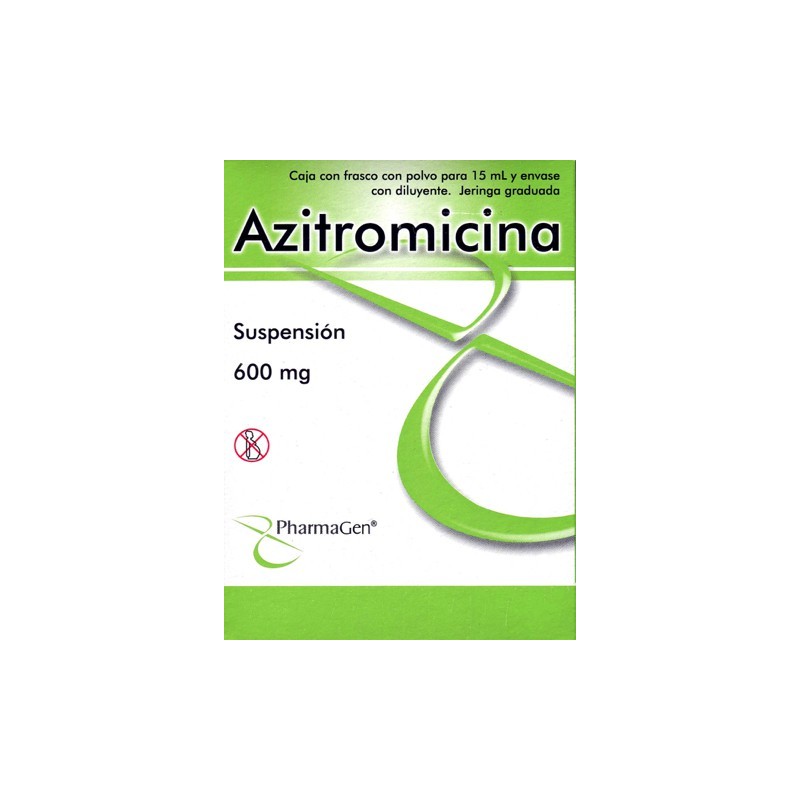 Azitromicina susp. 15 ml.