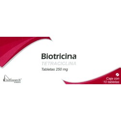Biotricina c/10 tabs. 250 mg.