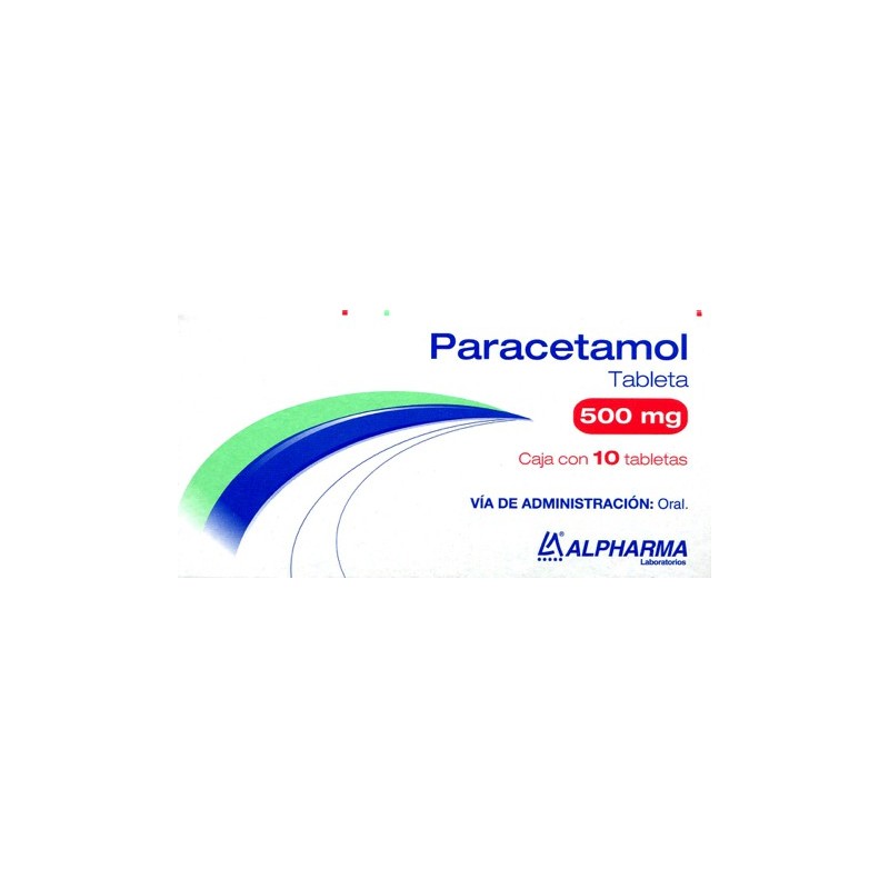 Paracetamol c/10 tabs. 500 mg.