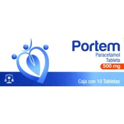 Portem c/10 tabs. 500 mg.