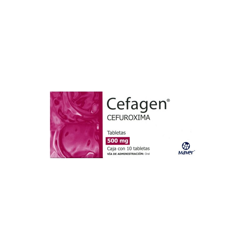 Cefagen c/10 tabs. 500 mg.