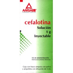 Cefalotina sol. iny. c/1 amp.
