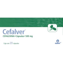 Cefalver c/20 caps. 500 mg.