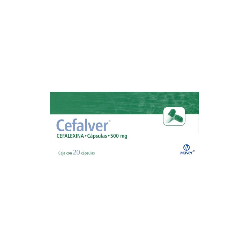 Cefalver c/20 caps. 500 mg.
