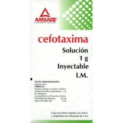 Cefotaxima i.m.sol. iny. 1 gr.