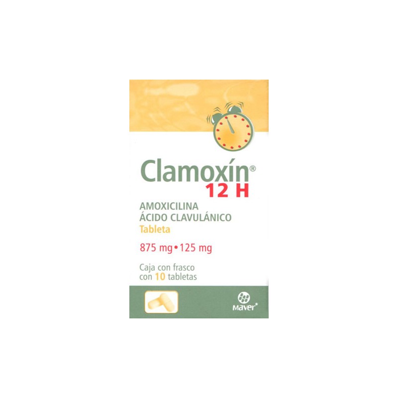 Clamoxin 12h c/10 tabs. 875/125