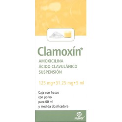 Clamoxin susp. 125/31.25mg 60 ml.
