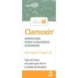 Clamoxin susp. 250/62.5mg 60 ml.