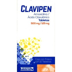 Clavipen c/10 tabs. 500 mg.
