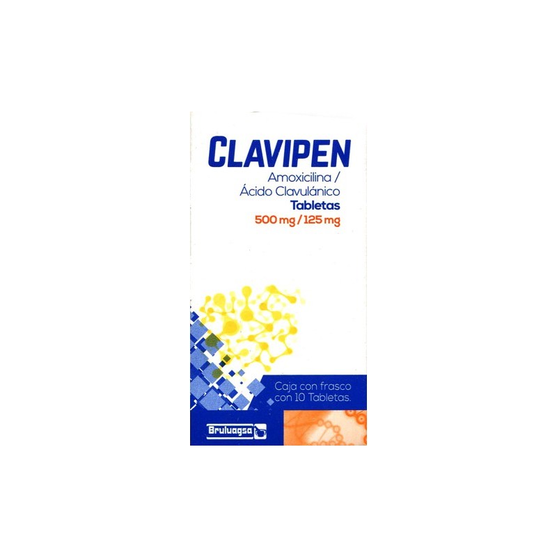Clavipen c/10 tabs. 500 mg.