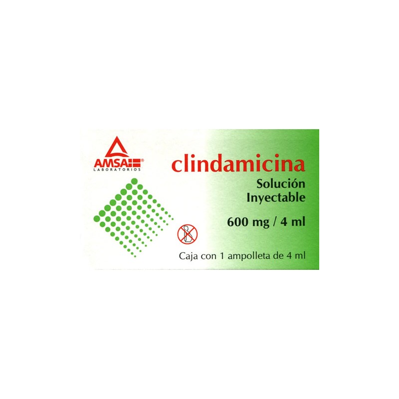Clindamicina gi c/1 amp. 600 mg.