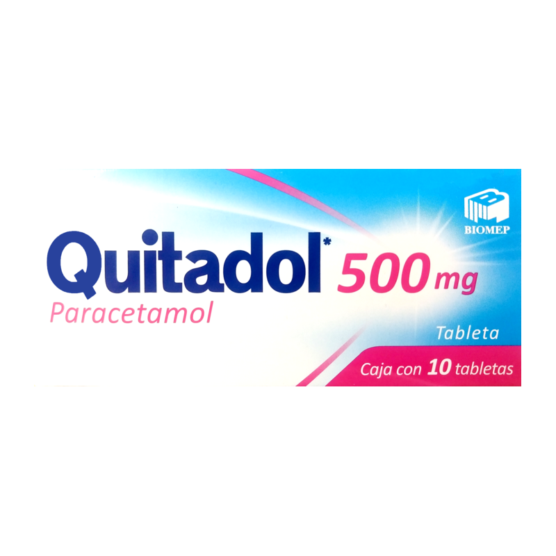 Quitadol c/10 tabs. 500mg.