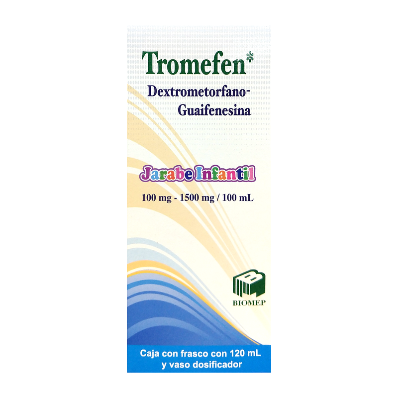 Tromefen jbe infantil 100mg-1500mg/100ml 120ml