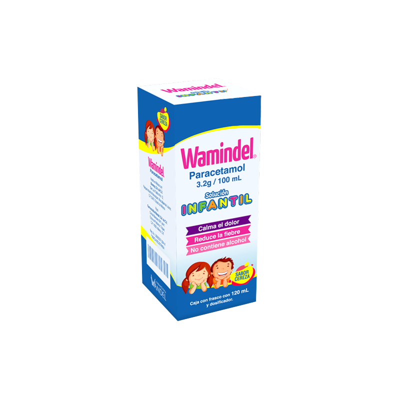 Wamindel infantil sol. 120 ml.