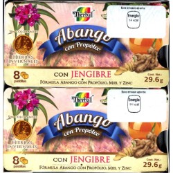 Abango/propoleo con jengibre c/12 paquetes
