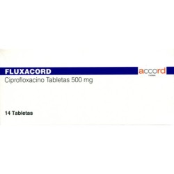 Fluxacord c/14 tabs. 500 mg.