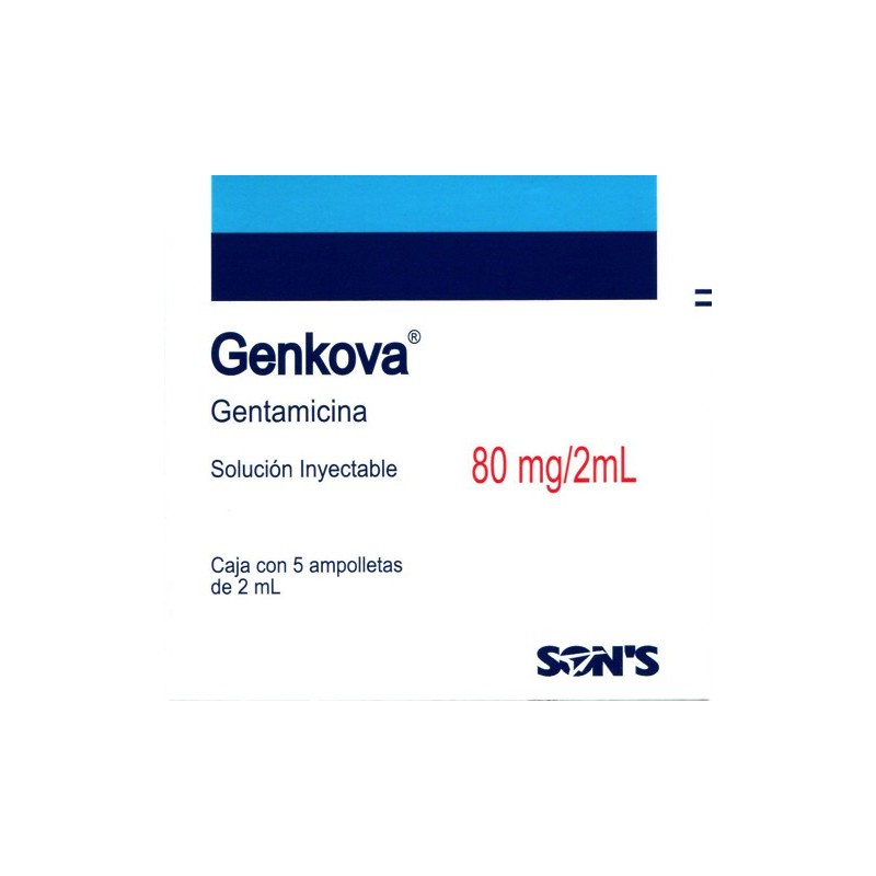 Genkova  c/5 amp. 80 mg.