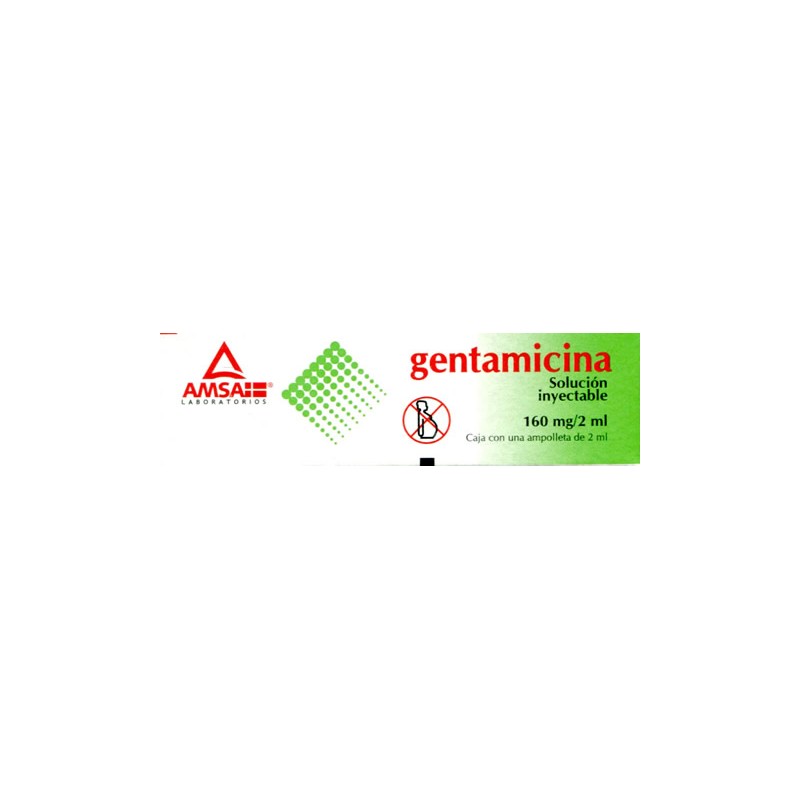 Gentamicina c/1 amp. 160 mg.